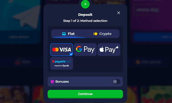 Make a deposit