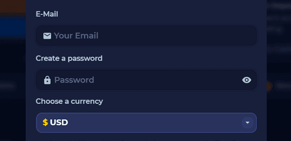 Register an account